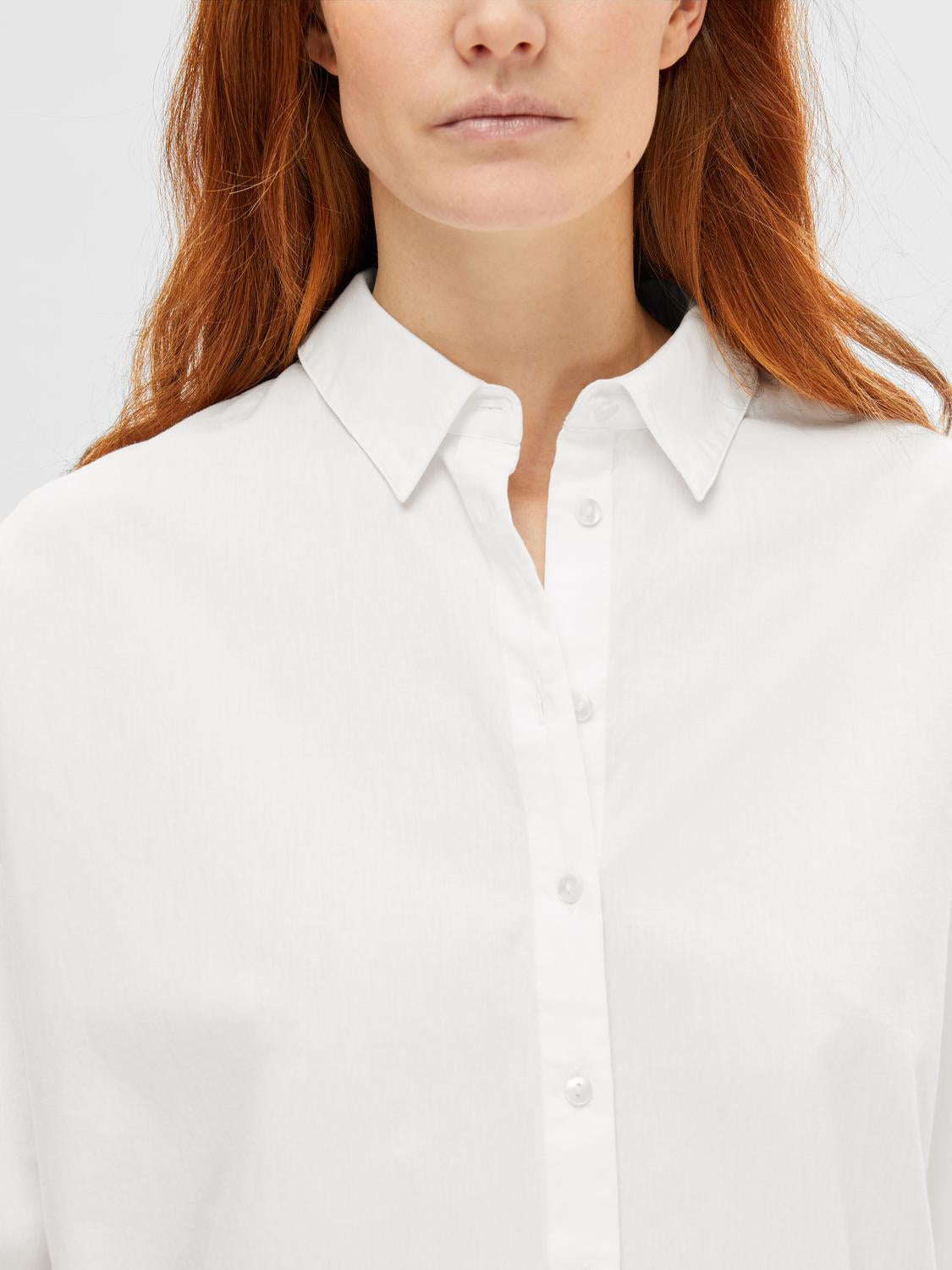 SELECTED FEMME - DINA-SANNI SKJORTE - Bright White